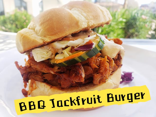 Barbecue Jackfruit Sandwich.